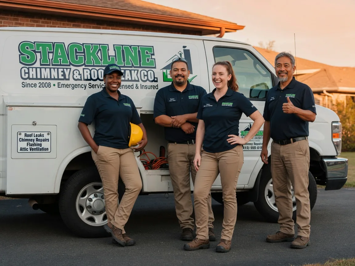 Chimney flashing repair company in Curtis, MI